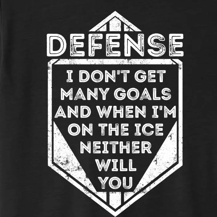 Kids Ice Hockey TShirt Funny Defenseman Player Tee Gift ChromaSoft Performance T-Shirt