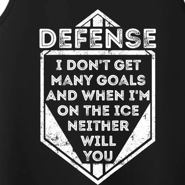 Kids Ice Hockey TShirt Funny Defenseman Player Tee Gift Performance Tank