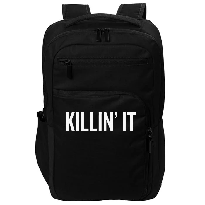 Killin It Halloween Christmas Funny Cool Holidays Impact Tech Backpack