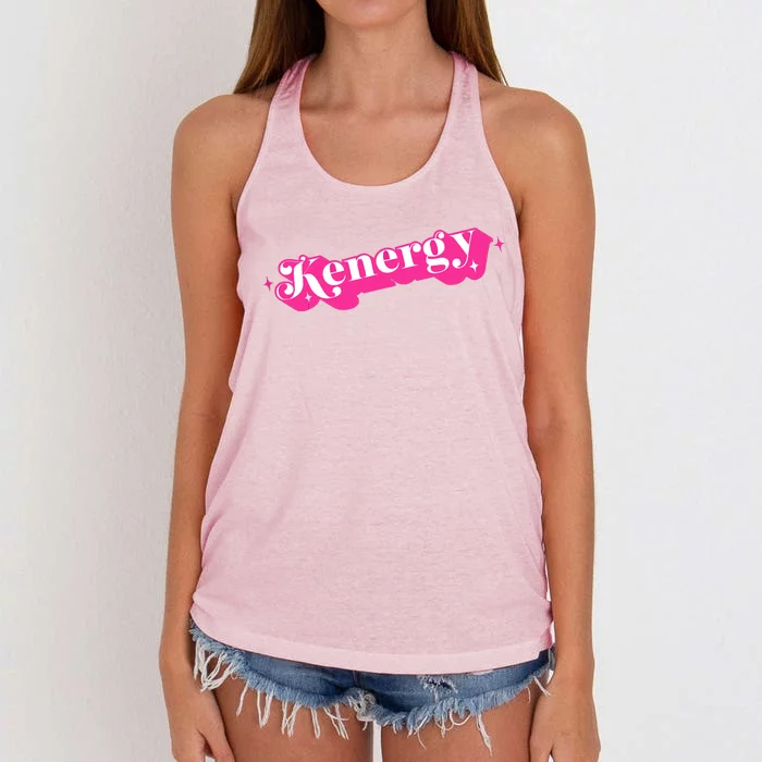 Kenergy I Have Kenergy Funny I Am Kenough Women's Knotted Racerback Tank