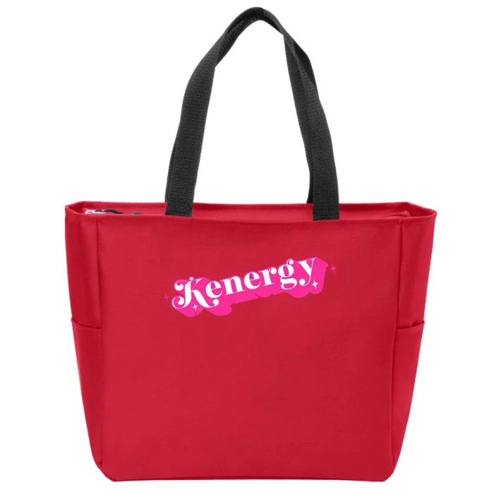 Kenergy I Have Kenergy Funny I Am Kenough Zip Tote Bag