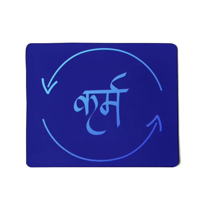 Karma In Hindi Cycle Of Life Spirituality Hindu Dharma Gift Mousepad