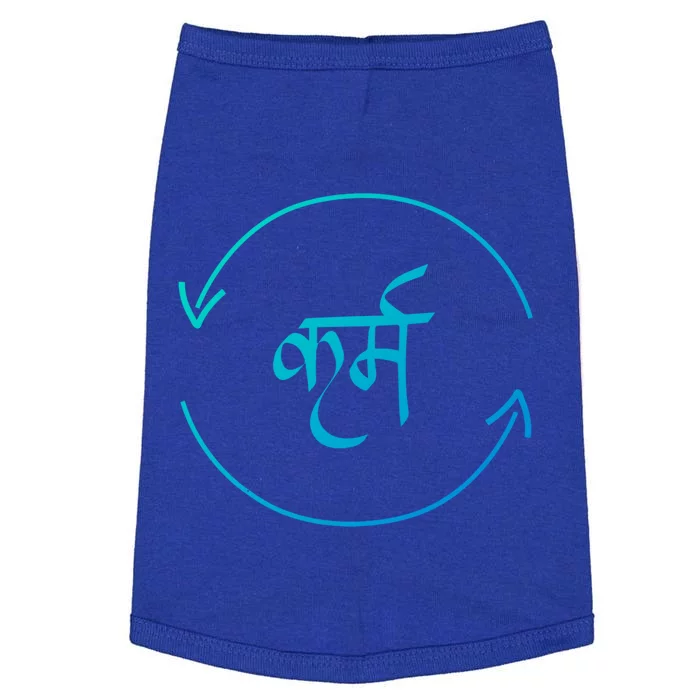 Karma In Hindi Cycle Of Life Spirituality Hindu Dharma Gift Doggie Tank