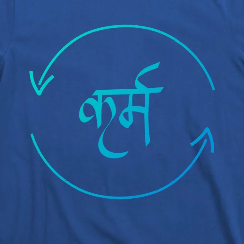 Karma In Hindi Cycle Of Life Spirituality Hindu Dharma Gift T-Shirt