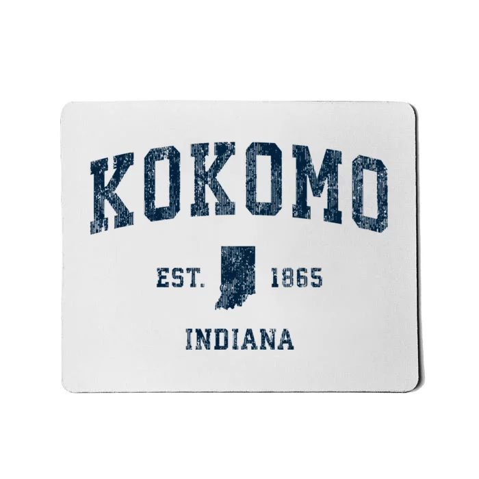 Kokomo Indiana In Vintage Sports Mousepad