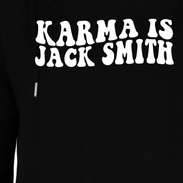 Karma Is Jack Smith Womens Funnel Neck Pullover Hood