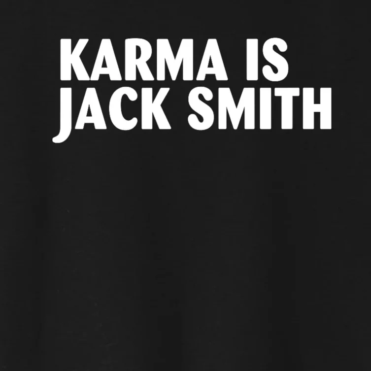 Karma Is Jack Smith Women's Crop Top Tee