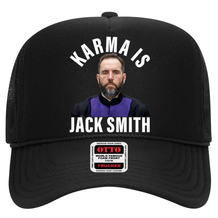 Karma Is Jack Smith Jack High Crown Mesh Trucker Hat