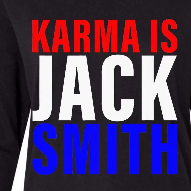 Karma Is Jack Smith Jack Smith Womens Cotton Relaxed Long Sleeve T-Shirt