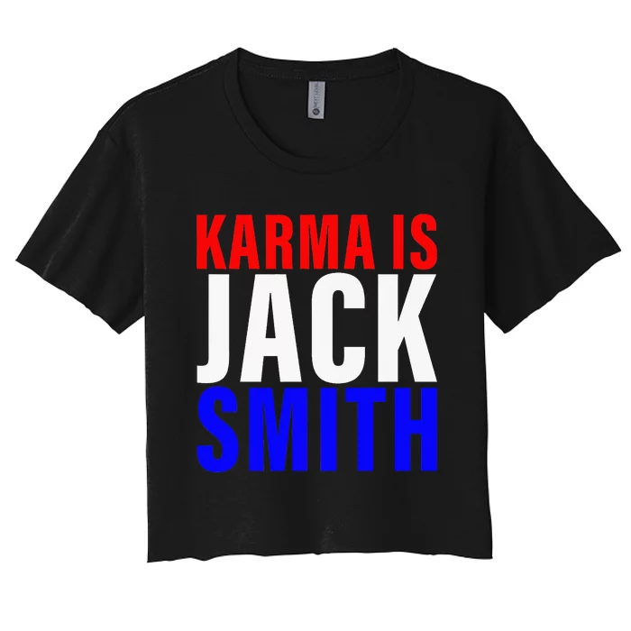 Karma Is Jack Smith Jack Smith Women's Crop Top Tee