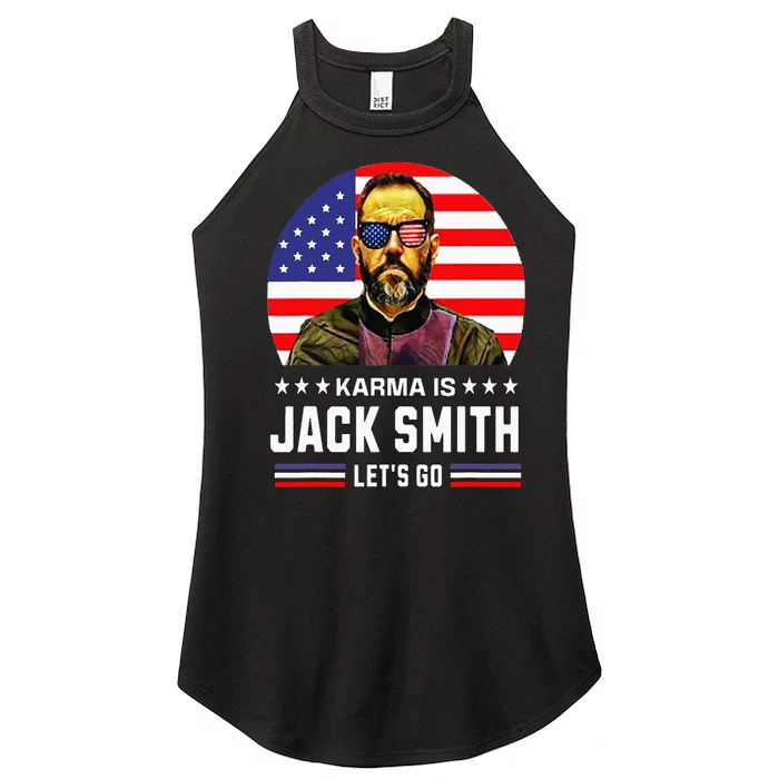 Karma is Jack Smith Fan club and USA Presidential Elections Women’s Perfect Tri Rocker Tank