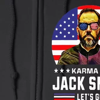 Karma is Jack Smith Fan club and USA Presidential Elections Full Zip Hoodie