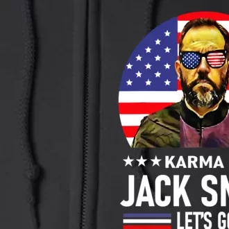 Karma Is Jack Smith Fan Club And USA Presidential Elections Full Zip Hoodie