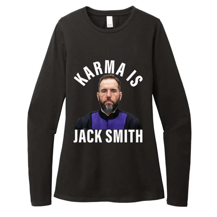 Karma Is Jack Smith Womens CVC Long Sleeve Shirt