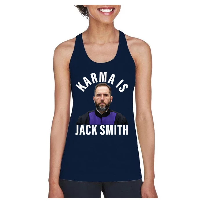 Karma Is Jack Smith Women's Racerback Tank