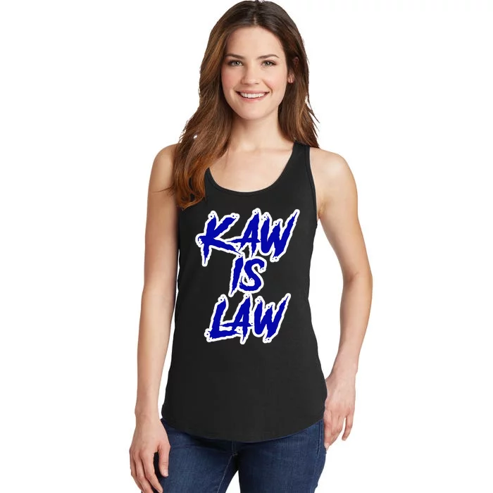 Kakaw Is Law St. Louis Football Tailgate Ladies Essential Tank