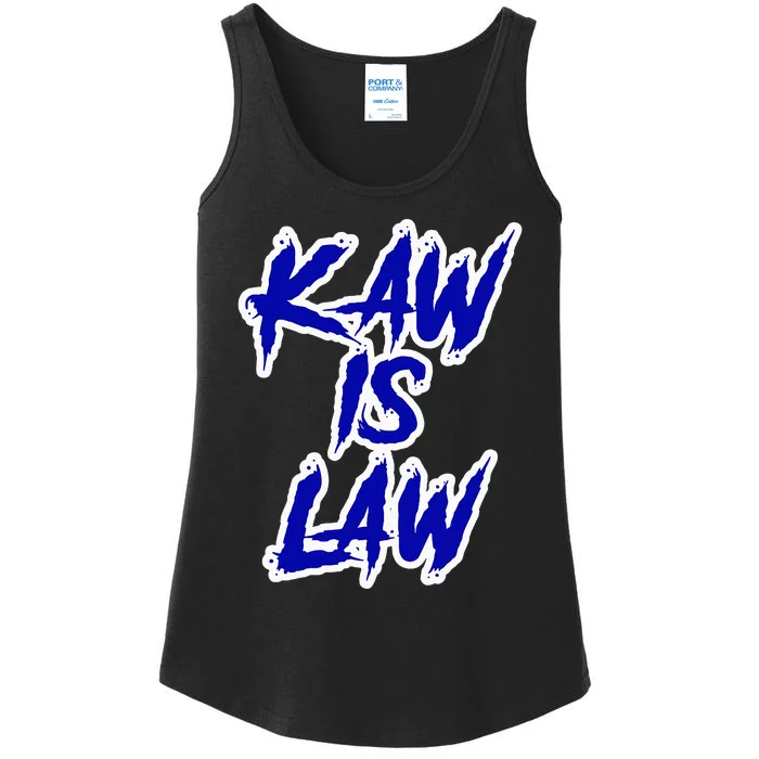 Kakaw Is Law St. Louis Football Tailgate Ladies Essential Tank