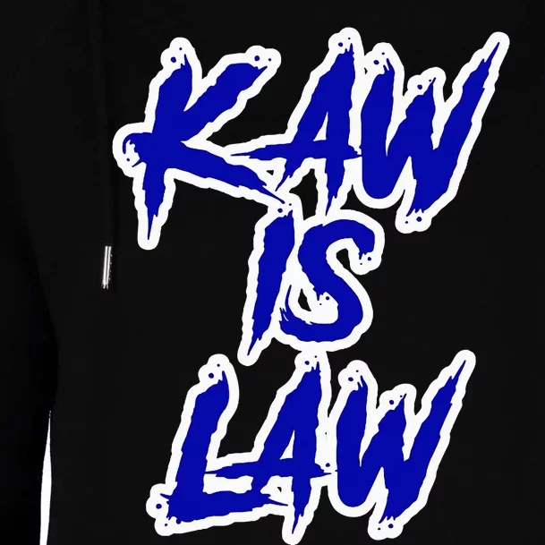 Kakaw Is Law St. Louis Football Tailgate Womens Funnel Neck Pullover Hood