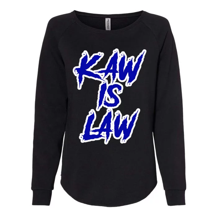 Kakaw Is Law St. Louis Football Tailgate Womens California Wash Sweatshirt