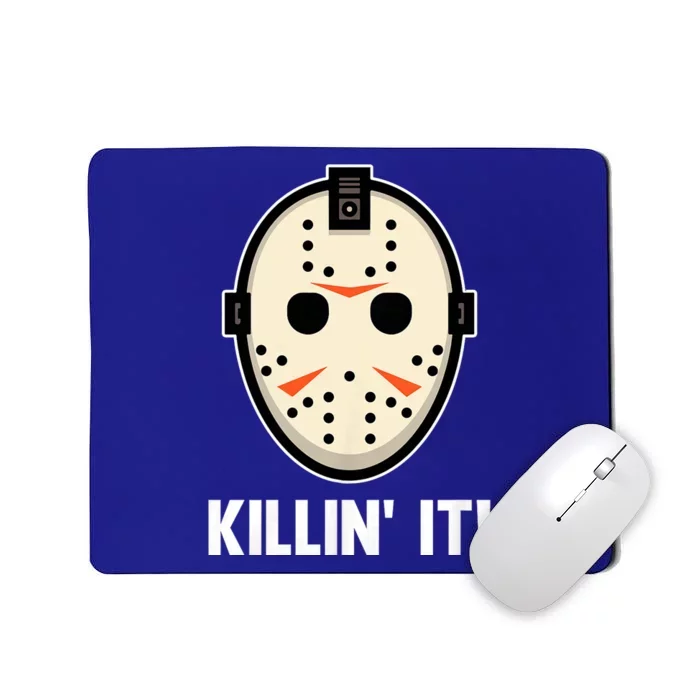 Killin It Lazy Diy Halloween Costume Funny Horror Movie Mousepad