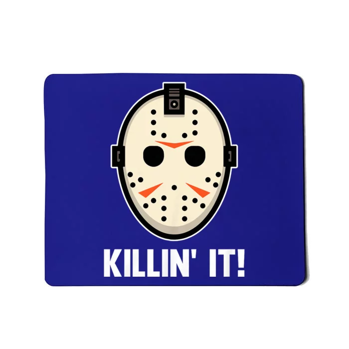 Killin It Lazy Diy Halloween Costume Funny Horror Movie Mousepad