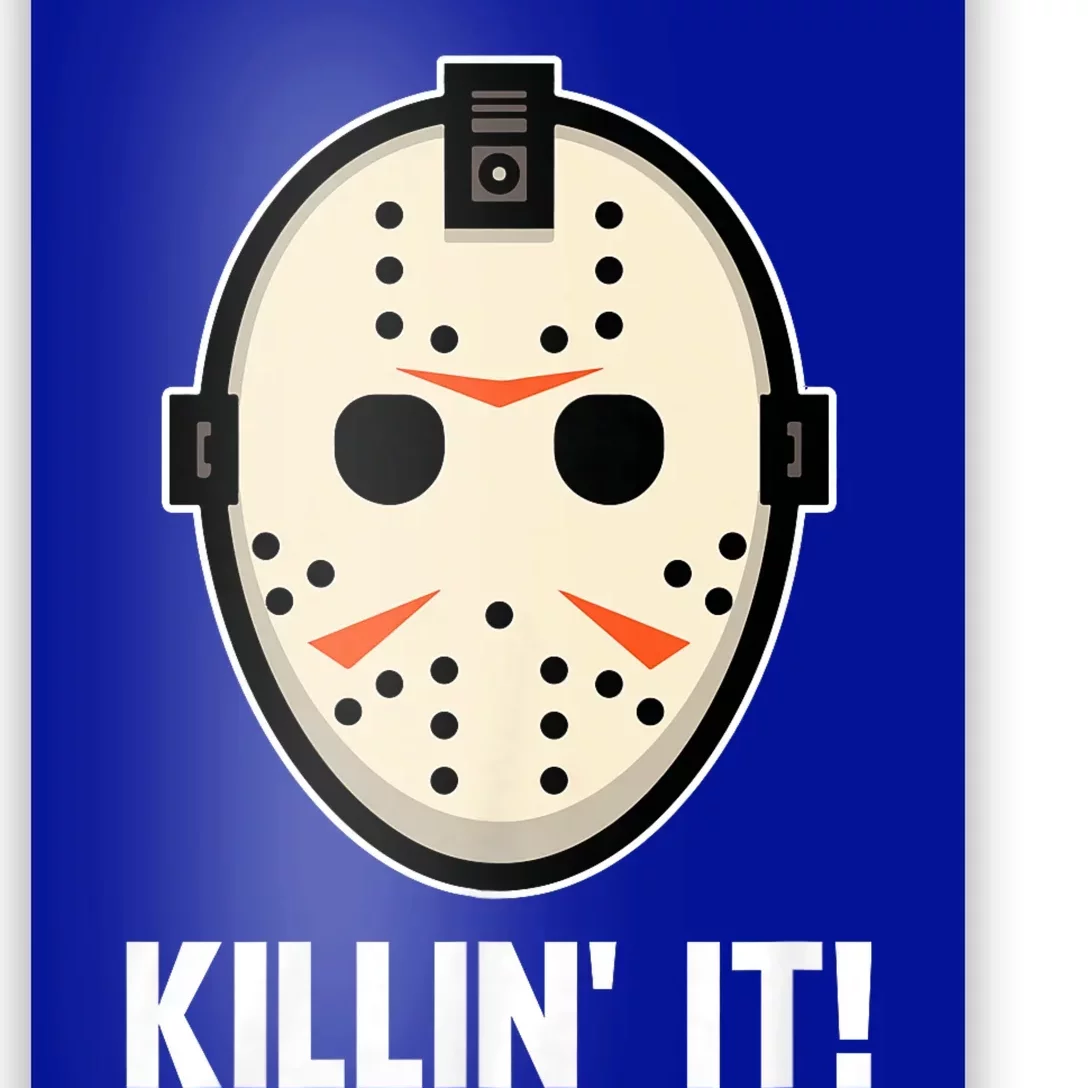 Killin It Lazy Diy Halloween Costume Funny Horror Movie Poster