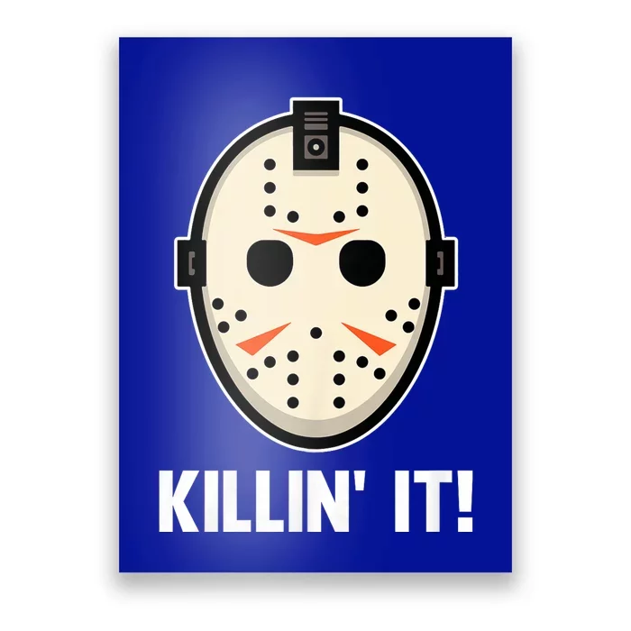 Killin It Lazy Diy Halloween Costume Funny Horror Movie Poster