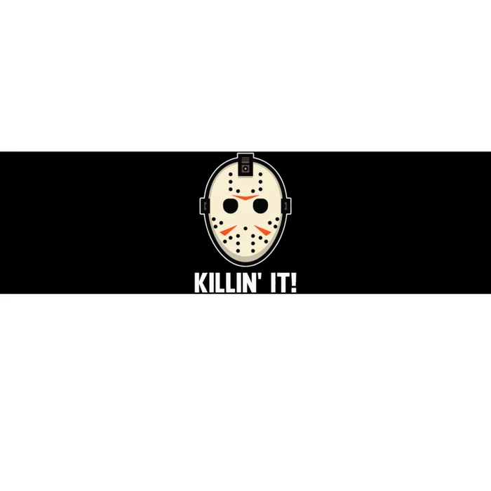 Killin It Lazy DIY Halloween Costume Funny Horror Movie Bumper Sticker