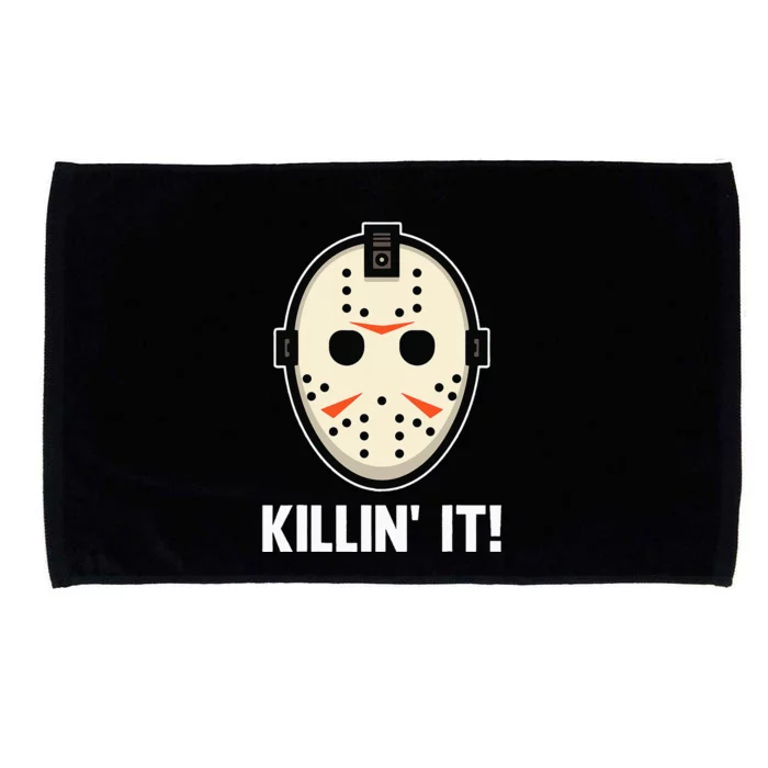 Killin It Lazy DIY Halloween Costume Funny Horror Movie Microfiber Hand Towel