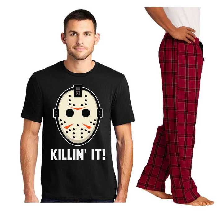 Killin It Lazy DIY Halloween Costume Funny Horror Movie Pajama Set