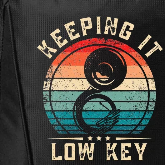 Keeping It Low Key Funny Sousaphone City Backpack