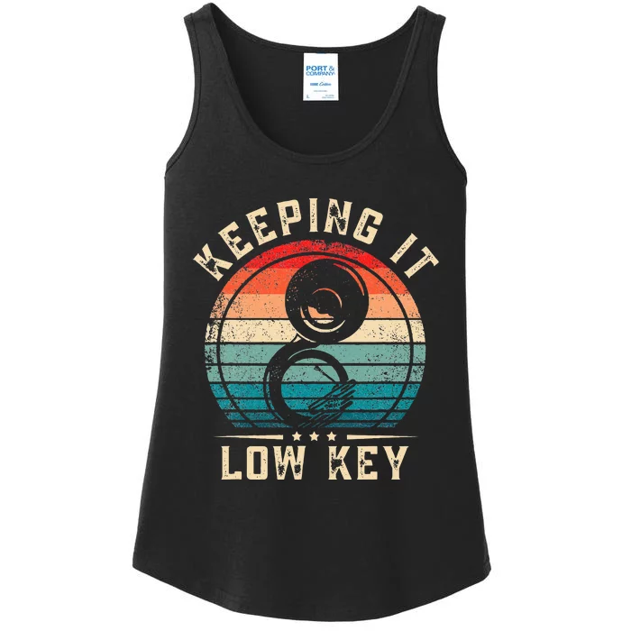 Keeping It Low Key Funny Sousaphone Ladies Essential Tank