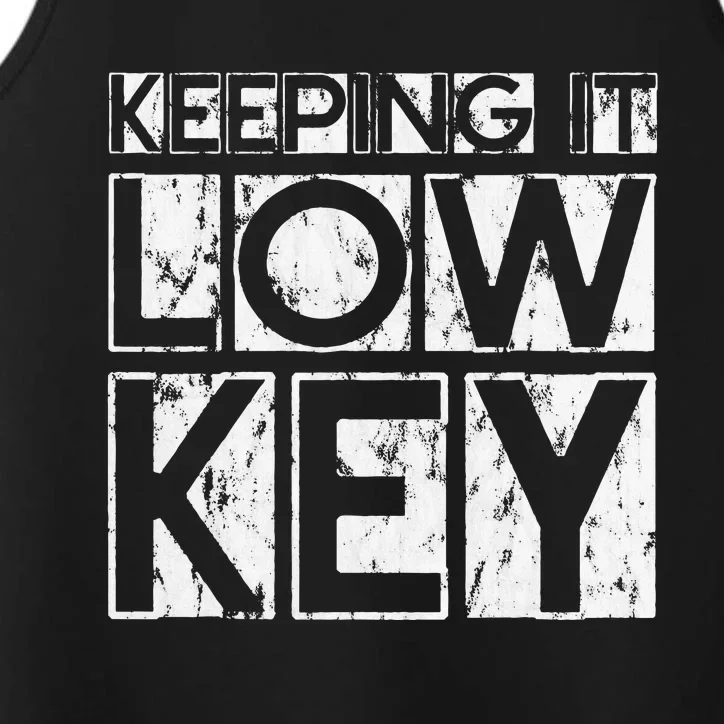 Keeping It Low Key Performance Tank