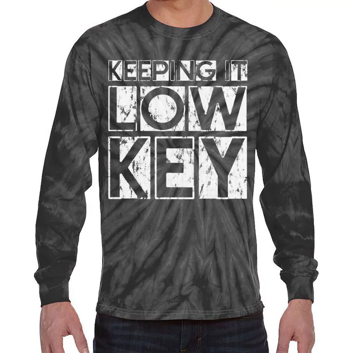 Keeping It Low Key Tie-Dye Long Sleeve Shirt