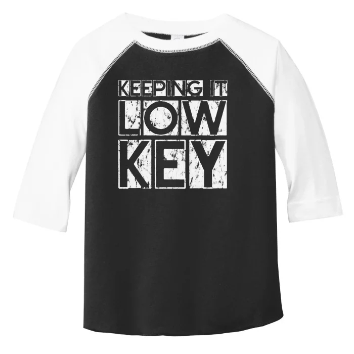 Keeping It Low Key Toddler Fine Jersey T-Shirt