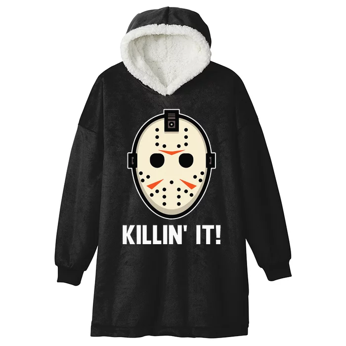 Killin It Lazy DIY Halloween Costume Funny Horror Movie Hooded Wearable Blanket