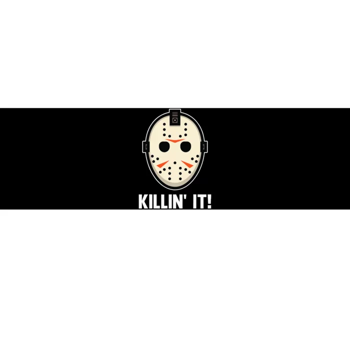 Killin It Lazy DIY Halloween Costume Funny Horror Movie Bumper Sticker