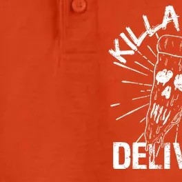 Killa Pizza Delivery Dry Zone Grid Performance Polo