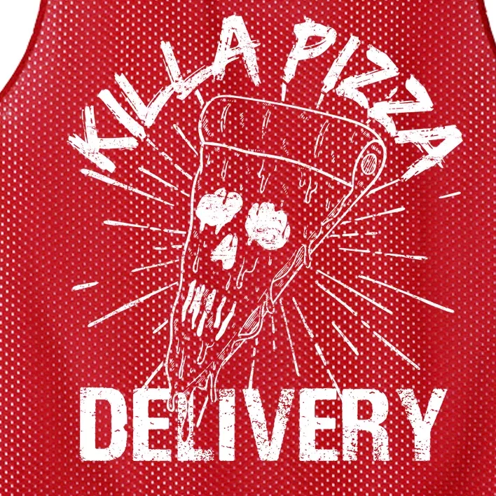 Killa Pizza Delivery Mesh Reversible Basketball Jersey Tank