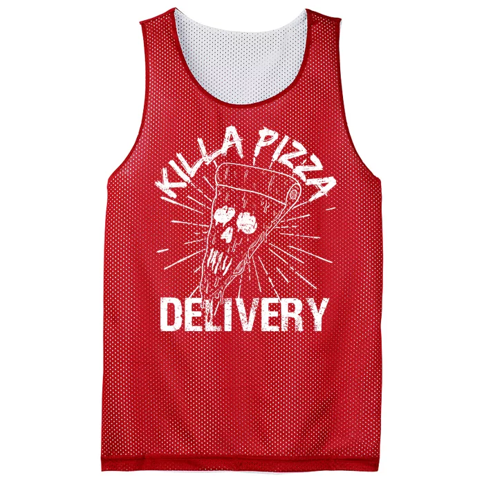 Killa Pizza Delivery Mesh Reversible Basketball Jersey Tank