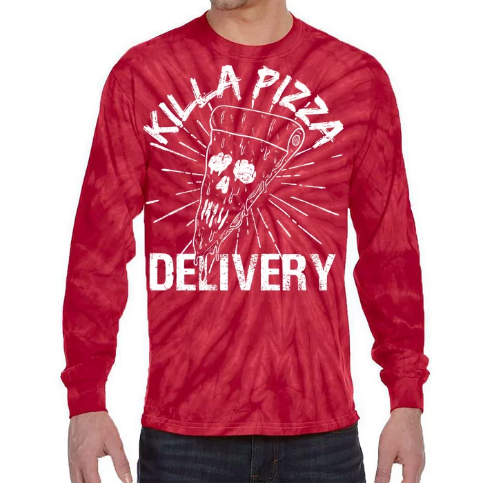 Killa Pizza Delivery Tie-Dye Long Sleeve Shirt