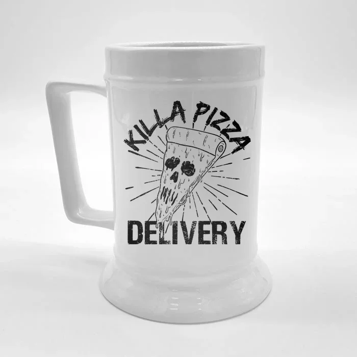 Killa Pizza Delivery Front & Back Beer Stein