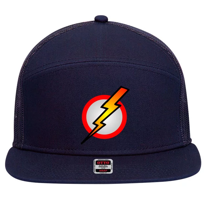 Killers Lightning Bolt Retro 7 Panel Mesh Trucker Snapback Hat