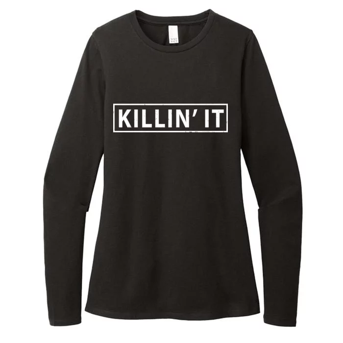 Killin It Womens CVC Long Sleeve Shirt