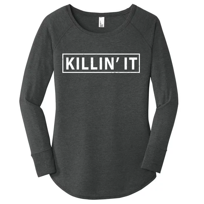 Killin It Women's Perfect Tri Tunic Long Sleeve Shirt