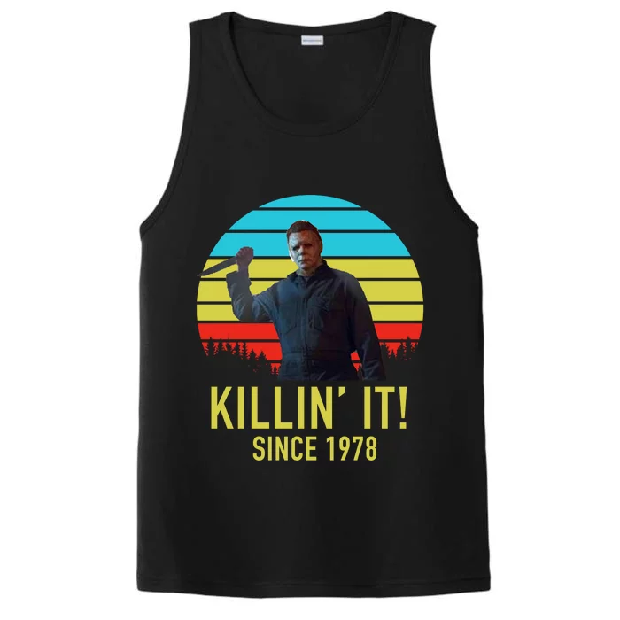 Killin' It Since 1978 Retro Horror Movie Performance Tank