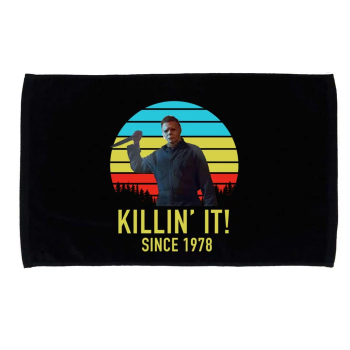 Killin' It Since 1978 Retro Horror Movie Microfiber Hand Towel