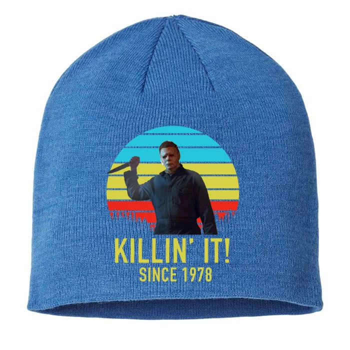 Killin' It Since 1978 Retro Horror Movie 8 1/2in Sustainable Knit Beanie