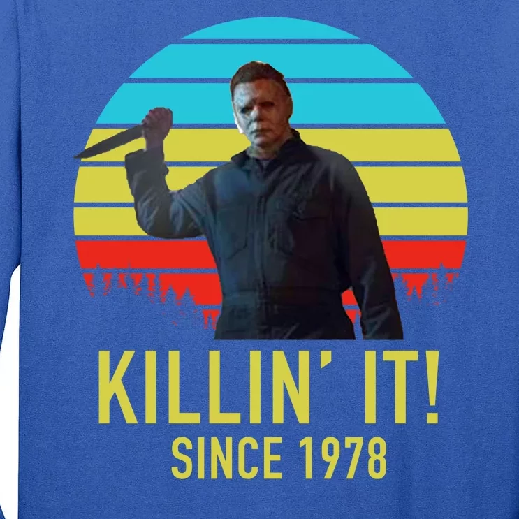 Killin' It Since 1978 Retro Horror Movie Tall Long Sleeve T-Shirt