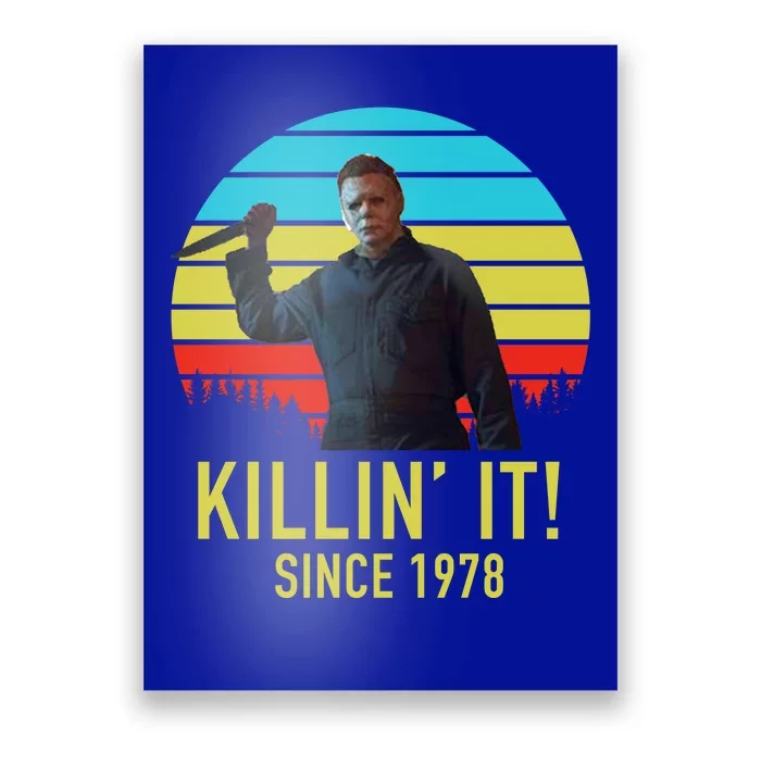 Killin' It Since 1978 Retro Horror Movie Poster